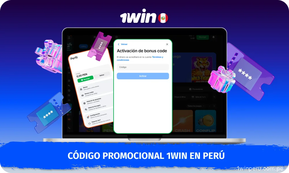 El código promocional 1win en Perú ofrece a los nuevos jugadores un bono del 500 % en los cuatro primeros depósitos